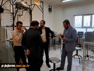 حضور معاونت محترم علمی و پژوهشی سپاه حضرت جوادالائمه(ع)خراسان شمالی و فرماندهی محترم ناحیه مقاومت بسیج شهرستان جاجرم و هیات همراه در دانشکده فنی جاجرم و بازدید از مرکز رشد، واحدهای فناوری و کارگاه ها و آزمایشگاه های دانشکده ‌... 3