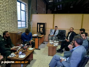 حضور معاونت محترم علمی و پژوهشی سپاه حضرت جوادالائمه(ع)خراسان شمالی و فرماندهی محترم ناحیه مقاومت بسیج شهرستان جاجرم و هیات همراه در دانشکده فنی جاجرم و بازدید از مرکز رشد، واحدهای فناوری و کارگاه ها و آزمایشگاه های دانشکده ‌... 4