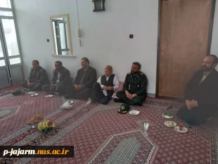 دیدار امروز عصر با خانواده شهید پور رضا(خیر اهدا کننده زمین به دانشکده)به همراه جناب آقای دکتر مهدوی مدیر کل محترم صدا و سیمای خراسان شمالی و معاونت های سازمان و جناب سرهنگ حیدری فرماندهی محترم ناحیه مقاومت بسیج شهرستان جاجرم... 2