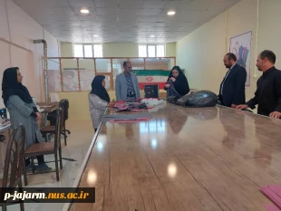 بازدید ریاست محترم آموزش و پرورش شهرستان جاجرم جناب آقای دکتر عابدی مقدم از کارگاه طراحی و دوخت دانشکده  4
