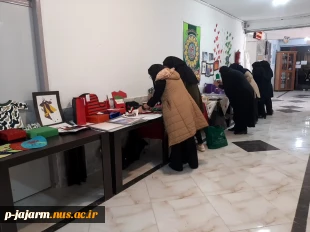 برگزاری نمایشگاه دستاوردها و آثار هنری(ژوژمان) دانشجویان رشته طراحی و دوخت دانشگاه فنی و حرفه ای مرکز جاجرم به مناسبت گرامیداشت هفته بسیج، هفته پژوهش،هفته دانشجو  18