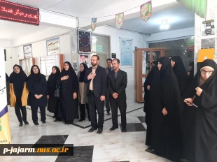 برگزاری نمایشگاه دستاوردها و آثار هنری(ژوژمان) دانشجویان رشته طراحی و دوخت دانشگاه فنی و حرفه ای مرکز جاجرم به مناسبت گرامیداشت هفته بسیج، هفته پژوهش،هفته دانشجو  20
