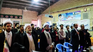 به میزبانی دانشگاه فنی و حرفه ای مرکز جاجرم برگزار شد : جلسه بزرگداشت شهید آیت الله مفتح و روز وحدت حوزه و دانشگاه 27 آذر ماه 2