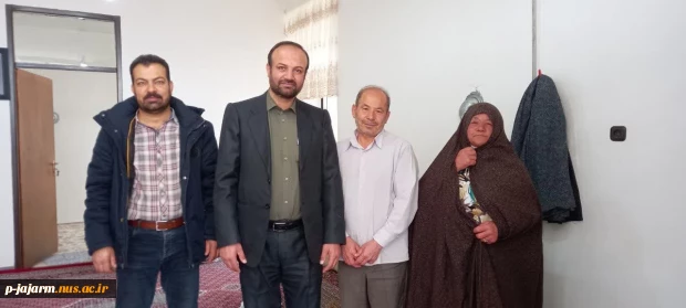 به مناسبت 22 اسفند روز بزرگداشت مقام شهدا : دیدار با خانواده شهدا و حضور در مزار شهدای جاجرم 5