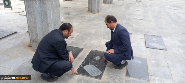 به مناسبت 22 اسفند روز بزرگداشت مقام شهدا : دیدار با خانواده شهدا و حضور در مزار شهدای جاجرم 6