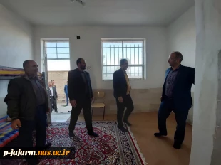 افتتاح استاد سرای مرکز همزمان با بازدید و حضور ارزشمند ریاست محترم دانشگاه فنی و حرفه ای خراسان شمالی جناب آقای دکتر قاضی پور و هیات محترم همراه از دانشکده فنی جاجرم، افتتاح و کلنگ زنی چندین طرح - 3