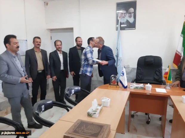 تقدیر از زحمات ارزشمند همکاران محترم اداره‌ امور مالی و کارپردازی آقایان عبدالعلی خوش قدم و حسین تاجری 2