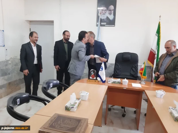 تقدیر از زحمات ارزشمند همکاران محترم اداره‌ امور مالی و کارپردازی آقایان عبدالعلی خوش قدم و حسین تاجری 3