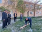 کلنگ زنی استخر ذخیره آب مرکز همزمان با بازدید ریاست محترم دانشگاه فنی و حرفه ای خراسان شمالی جناب آقای دکتر قاضی پور و هیات محترم همراه از دانشکده فنی جاجرم