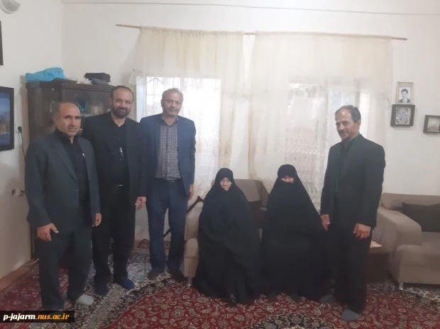 عرض تسلیت ریاست محترم دانشگاه فنی و حرفه ای استان و هیات همراه به همکار گرامی جناب آقای سید علی اصغر حسینی  3