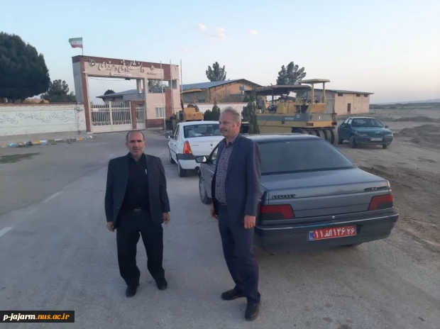 بازدید میدانی از پروژه‌های عمرانی نیمه تمام دانشکده توسط جناب آقای دکتر قاضی پور و آقای مهندس احسانی مقدم  3