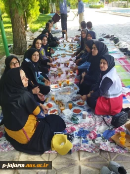 همزمان با دهه کرامت در محل دفتر امام جمعه محترم شهرستان انجام شد:  اهدای تقدیرنامه و جایزه به دانشجویان دختر عضو هلال احمر 3