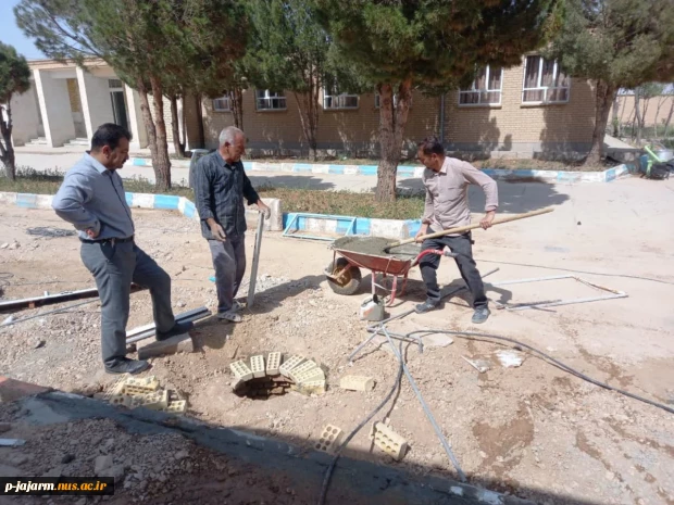 خاک برداری وآماده سازی محوطه دانشکده فنی جاجرم جهت اجرای  بتن جدید کف محوطه‌  یکشنبه ۷ خرداد ۱۴۰۲ 5
