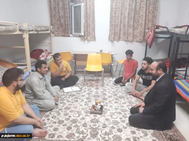 نشست صمیمی ریاست محترم دانشکده فنی جاجرم جناب آقای دکتر حسن زاده با دانشجویان خوابگاهی مرکز - 22خرداد 1402 2