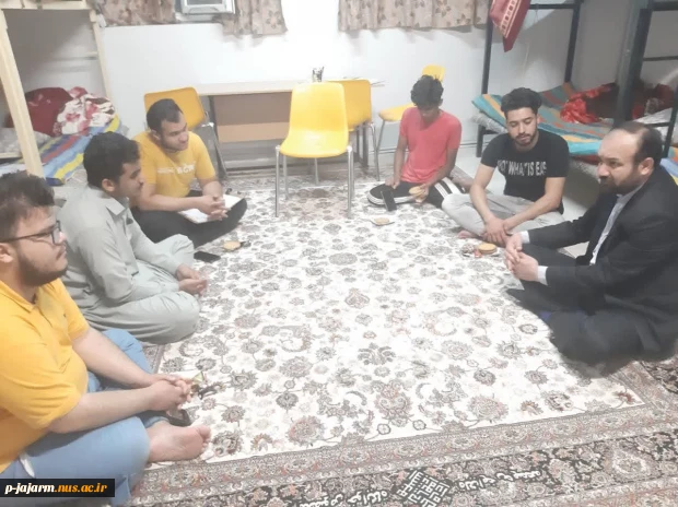 نشست صمیمی ریاست محترم دانشکده فنی جاجرم جناب آقای دکتر حسن زاده با دانشجویان خوابگاهی مرکز - 22خرداد 1402 4