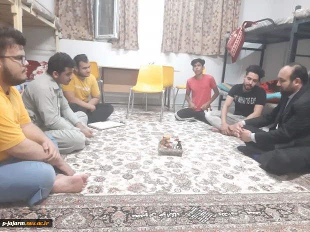 نشست صمیمی ریاست محترم دانشکده فنی جاجرم جناب آقای دکتر حسن زاده با دانشجویان خوابگاهی مرکز - 22خرداد 1402 5