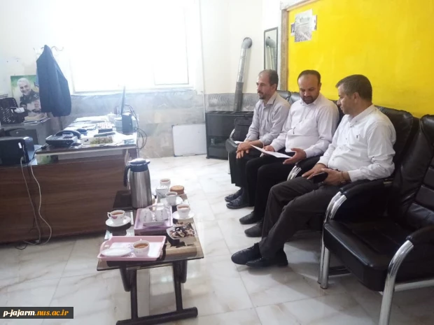 دیدار ریاست محترم مدیریت جهاد کشاورزی شهرستان جاجرم جناب آقای مهندس عباسیان با ریاست محترم دانشکده فنی جناب آقای دکتر حسن زاده 2