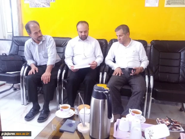 دیدار ریاست محترم مدیریت جهاد کشاورزی شهرستان جاجرم جناب آقای مهندس عباسیان با ریاست محترم دانشکده فنی جناب آقای دکتر حسن زاده 3