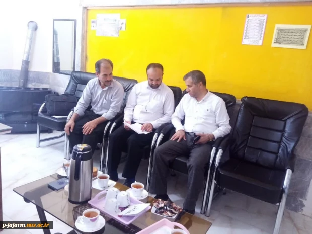 دیدار ریاست محترم مدیریت جهاد کشاورزی شهرستان جاجرم جناب آقای مهندس عباسیان با ریاست محترم دانشکده فنی جناب آقای دکتر حسن زاده 4