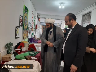 برگزاری نمایشگاه دستاوردها و آثار هنری(ژوژمان) دانشجویان رشته طراحی و دوخت دانشگاه فنی و حرفه ای مرکز جاجرم به مناسبت گرامیداشت هفته بسیج، هفته پژوهش،هفته دانشجو 2