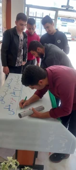امضای طومار حمایتی از مردم غزه توسط اساتید، کارکنان و دانشجویان دانشکده فنی جاجرم 20 آبان 1402 13