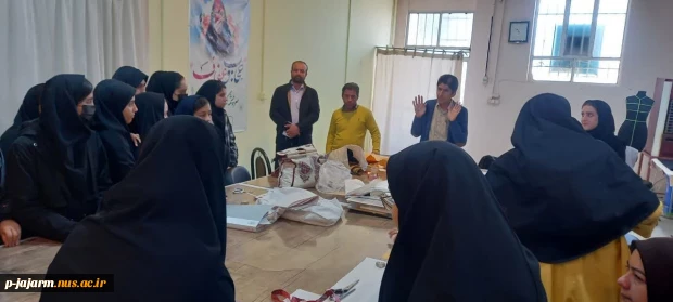 بازدید علمی و آموزشی دانش آموزان پایه نهم دبیرستان دخترانه طراوت شهرستان جاجرم از آموزشکده فنی جاجرم - سه شنبه 23 آبان 3