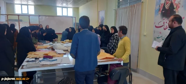 بازدید علمی و آموزشی دانش آموزان پایه نهم دبیرستان دخترانه طراوت شهرستان جاجرم از آموزشکده فنی جاجرم - سه شنبه 23 آبان 4