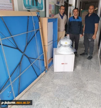 دیدار ریاست و حراست محترم دانشکده با ریاست محترم اداره ورزش و جوانان شهرستان جاجرم جناب آقای تفضلی و اهدای یک عدد میز تنیس به دانشکده توسط ایشان 7آذر 1402 4
