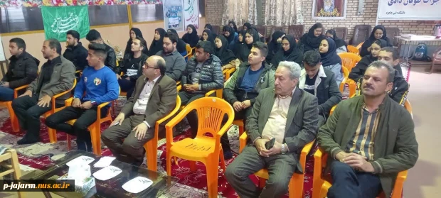 برگزاری جلسه پرسش و پاسخ با موضوع مسائل روز کشور با حضور فرماندار محترم شهرستان جاجرم جناب آقای حاج زاده در محل دانشکده فنی و حرفه ای جاجرم 8