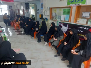 برگزاری تجمع فاطمی دانشجویان خانم دانشکده فنی و حرفه ای جاجرم- سه شنبه 27 آذرماه 1402 2