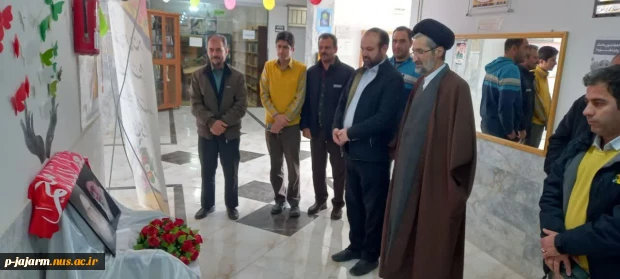 حضور جناب حجت الاسلام و المسلمین  آقای دکتر موسوی جاجرمی(ریاست محترم نمایندگی نهاد مقام معظم رهبری در دانشگاه ها و مراکز آموزش عالی استان خراسان شمالی) در دانشکده فنی و حرفه ای جاجرم 2