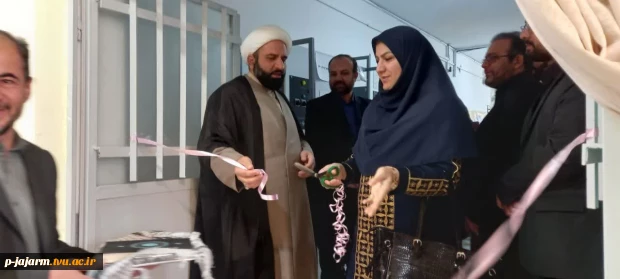 آئین افتتاح و رونمایی از تجهیزات کارگاه شماره دو طراحی دوخت دانشکده فنی و حرفه ای جاجرم اهدایی شرکت ملی نفت ایران 6