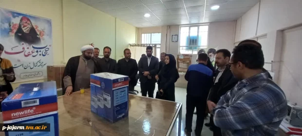 آئین افتتاح و رونمایی از تجهیزات کارگاه شماره دو طراحی دوخت دانشکده فنی و حرفه ای جاجرم اهدایی شرکت ملی نفت ایران 8