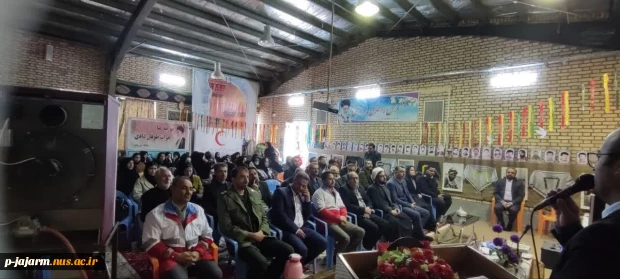 برگزاری مراسم گرامیداشت یاد و خاطره 8 شهید امدادگر جمعیت هلال احمر شهرستان جاجرم به میزبانی دانشکده ملی مهارت مرکز جاجرم 6