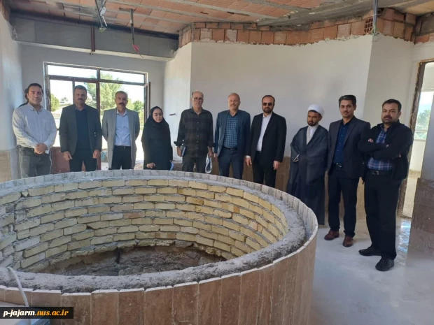 بازدید نماینده دانشگاه فنی و حرفه ای جناب آقای مهندس واحدیان و ریاست محترم دانشگاه ملی مهارت استان خراسان شمالی از پروژه خوابگاه در دست احداث دانشکده ملی جاجرم 2