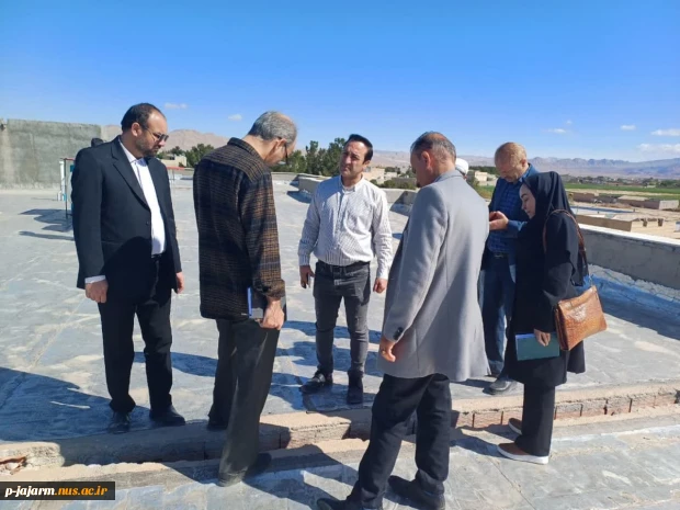 بازدید نماینده دانشگاه فنی و حرفه ای جناب آقای مهندس واحدیان و ریاست محترم دانشگاه ملی مهارت استان خراسان شمالی از پروژه خوابگاه در دست احداث دانشکده ملی جاجرم 5