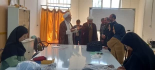 بازدید حجت الاسلام والمسلمین احمدی فر مسئول محترم ستاد اقامه نماز استان خراسان شمالی و هیات محترم همراه از دانشکده ملی مهارت جاجرم  3