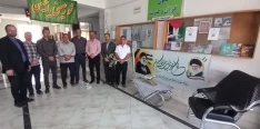 ادای احترام و گرامیداشت یاد و خاطره شهید والامقام، رهبر فقید مقاومت لبنان جناب سید حسن نصرالله(رضوان الله تعالی علیه)