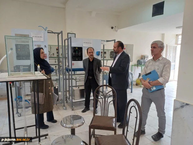 بازدید هیئت نظارت بر دانشگاه‌های استان خراسان شمالی از آموزشکده ملی مهارت جاجرم 4