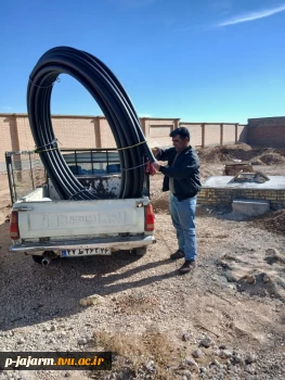 انجام عملیات بهره برداری از چاه آب  در آموزشکده ملی مهارت جاجرم 8