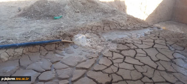 انجام عملیات بهره برداری از چاه آب  در آموزشکده ملی مهارت جاجرم 15