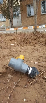  انجام عملیات تکمیلی بهینه سازی لوله کشی فضای سبز آموزشکده ملی مهارت جاجرم 2