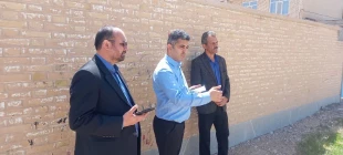 انجام عملیات بهسازی فضای سبز و مبلمانِ ورودی دانشگاه ملی مهارت مرکز جاجرم  11