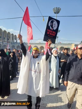 حضور همکاران، اساتید و دانشجویان محترم آموزشکده جاجرم در مراسم بدرقه پیکر پاک و مطهر امام شهید امت رضوان الله تعالی علیه در شهرهای تهران، قم و مشهد مقدس  5