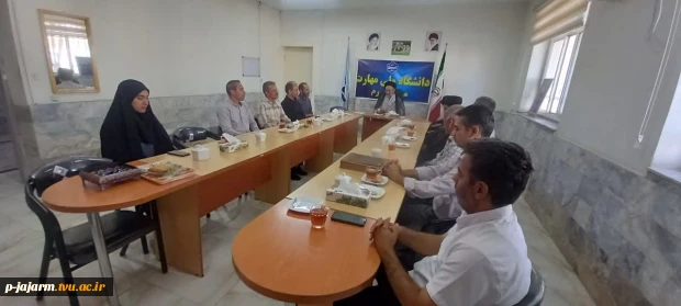 بازدید حجت الاسلام والمسلمین  جناب آقای دکتر موسوی جاجرمی  مسئول محترم نهاد نمایندگی مقام معظم رهبری در دانشگاه های استان خراسان شمالی از دانشگاه ملی مهارت مرکز جاجرم  5