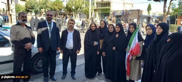 حضور  جمعی از اساتید، دانشجویان و کارکنان دانشگاه ملی مهارت مرکز جاجرم در همایش اقتدار جانفدایان در جاجرم 4
