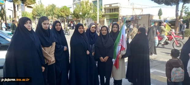 حضور  جمعی از اساتید، دانشجویان و کارکنان دانشگاه ملی مهارت مرکز جاجرم در همایش اقتدار جانفدایان در جاجرم 5